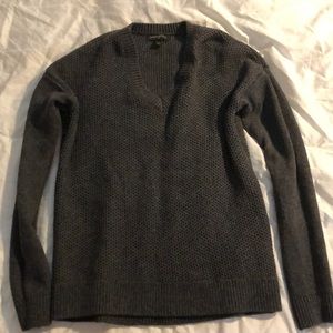Grey knit sweater